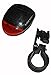 SleekLighting Solar Energy LED Bike Light + LED Keychain - Durable Plastic Build - Environmentally Friendly, Easy to Mount