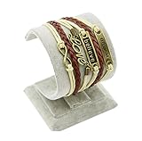 Lefinis Christmas Gift Antique Infinity Leather Rope Wrap Bracelet Dream Believe Love Bangle