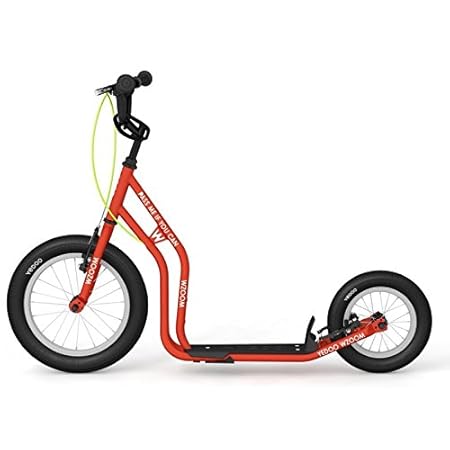 Yedoo New WZOOM Orange | Kinderroller mit Luftreifen ab 6 Jahre | Kick Scooter für Kids | Tretroller