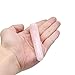 eGlomart 4Pcs Set Yoni Eggs Stick, Drilled Rose Crystal Quartz Jade Egg for Kegel Exercise and 1 pcs Massage Stick