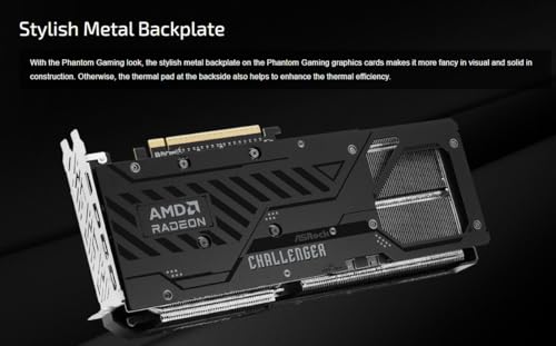GPU ASROCK AMD RADEON RX 9070 XT CHALLENGER 16GB GDDR6 256 BITS 90-GA61ZZ-00UANF