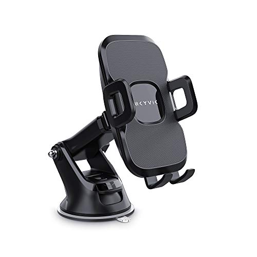 SKYVIK TRUHOLD Plastic Dashboard and Windshield Arm Mobile Holder (Black)