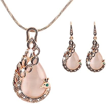 XIEXIE Women's All Matching Rose Gold Plated Necklace &amp; Earrings Jewelry Sets , gold