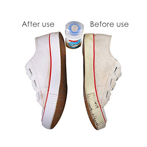 Smartcoco 100ml White Shoes Cleaner Polish Cleaning Tool Household Daily Disinfectant - Magical Refreshed White Cleaner for White Sneakers, Leather Shoes - Thumbnail 2