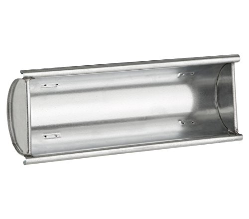 Dehner Pflanzgefäß Dachrinne, ca. 60 x 17 x 10 cm, verzinkt, silber – Bild 3