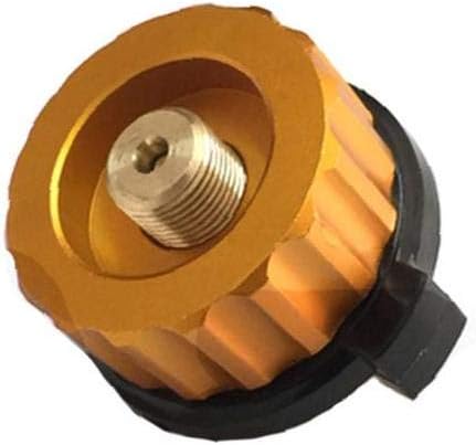 Camping Stove Adapter Gas Conversion Head Adapter for Butane Canister to Screw Gas Cartridge Valve Adapter 1PC