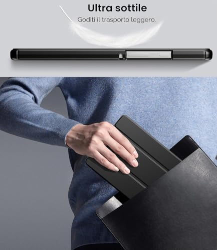 TiMOVO Cover for Samsung Galaxy Tab A11/A9 8.7 Inches, Black | Lightweight and slim, hard case, compatible with SM-X130/X133/X135/X110/X115/X117