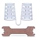 Anti-Snoring Nasal Dilator Aid, Snoring and Congestion Management Tool Catered to Men and Women with Heavy Breathing Issues, No More Adhesives, Medications or Creams (8PCS)