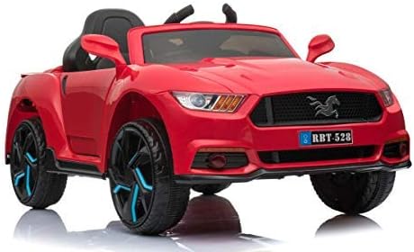 Baby Kart Ride On Electric Motor Car with Remote and Self Drive Steering 2- 10 Years ( Red )