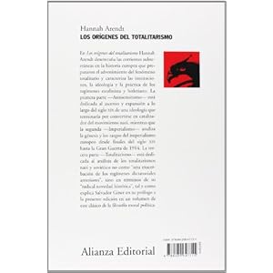 Los Origenes Del Totalitarismo/ The Origins of Totalitarianism (Spanish Edition)