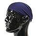 Temple Tape Four Inch Moisture Wicking Workout Sweatband; Absorbs & Evaporates Sweat 8x Faster - Navy