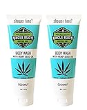 Uncle Bud's Hemp Oil Body Wash With Hemp Seed Oil and Aloe Vera Formulated For Hydrating, Restoring Skin, 2 Pack Special