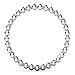 Kobelle 10K White/Yellow/Rose Gold 2MM Eternity Bead Wedding Band Ring