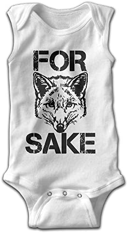 For Fox Sake Baby Romper Bodysuit Summer Sleeveless Striped Jumpsuit Newborn,6-24 Months,Newborn Babys,Newborn Boy's & Girl's Designed Size 18 Months White
