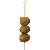 Restaurantware Bamboo Skewers 100 Count 3.5 Inch Natural Cocktail Garnish Sticks Splinter-Free Brown For Appetizers And Party Foods
