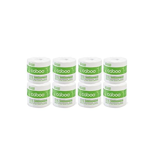 Caboo Tree Free Bamboo Toilet Paper, Septic Safe RV Bath Tissue, Eco