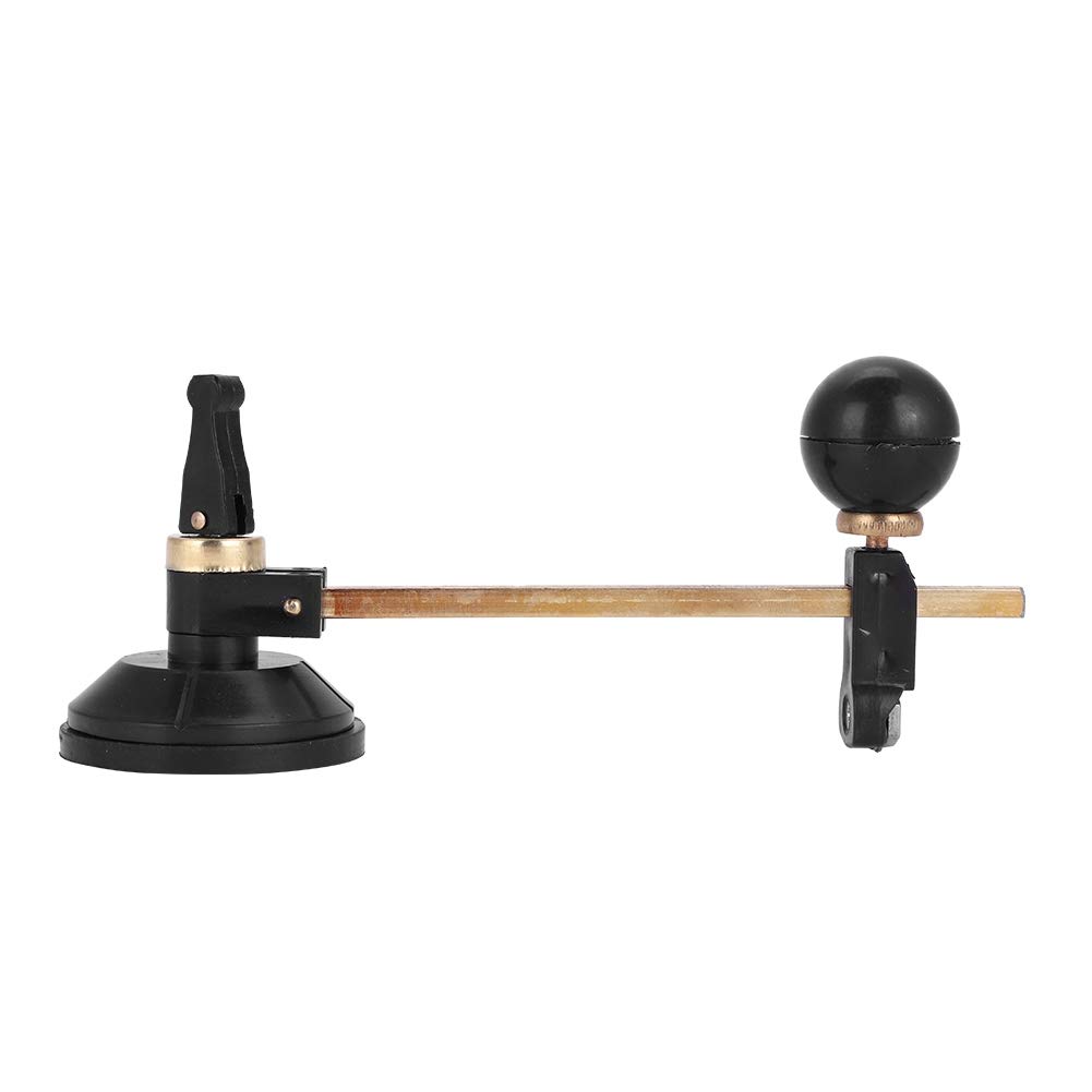 Professional Circular Glass Cutter with Suction Cup & 6 Tungsten Carbide Wheels, Adjustable 6-30cm Diameter Cutter for Glass, Ceramic Tile, Mirror, Mosaic & Stained Glass Cutting