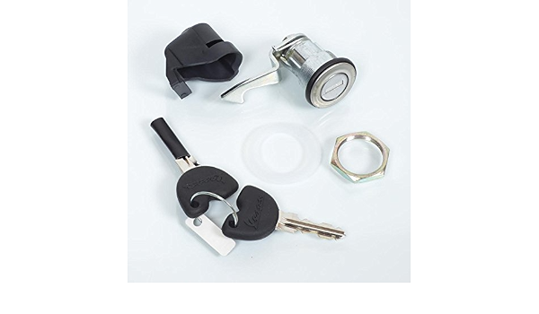 Equipo de cerradura de maleta superior, original, para escúter Piaggio 125  Liberty 299676 : Amazon.es: Coche y moto