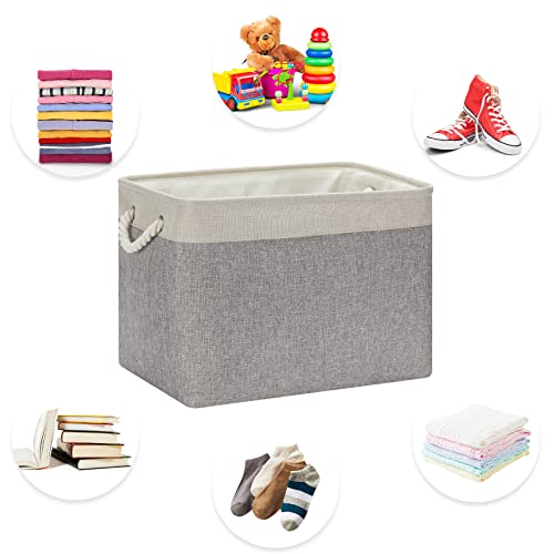 WLFRHD Storage Baskets for Organizing 2Pack 16x12x12 Storage Bin with