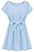 ACHICGIRL Women's Flattering A Line Solid Printed Skater Dress, Medium