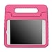 MoKo Case Fit iPad Mini 4 - Kids Shock Proof Convertible Handle Light Weight Super Protective Stand Cover Case Fit Apple iPad Mini 4 2015 Tablet, Magenta