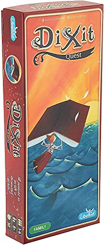 Dixit Quest Board Game EXPANSION | Storytelling Game for Kids and Adults | Fun Family Board Game | Creative Kids Game | Ages 8 and up | 3-6 Players | Average Playtime 30 Minutes | Made by Libellud