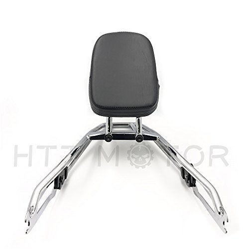 XKMT Group Backrest Sissybar with Luggage Rack for Harley Street 500 750 XG500 XG750 15-17