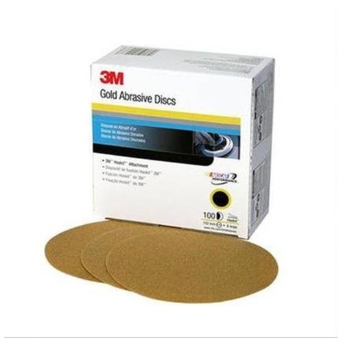 3M 00979 Hookit Gold 6" P180C Grit 236U Disc