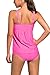 HOTAPEI Summer Swimsuit Women Two Piece Rosy X-Large