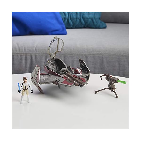 Star-Wars-Mission-Fleet-Stellar-Class-Obi-Wan-Kenobi-Jedi-Starfighter-25-Inch-Scale-Figure-and-Vehicle-Ages-4-and-Up Star Wars Mission Fleet Stellar Class Obi-Wan Kenobi Jedi Starfighter 2.5-Inch-Scale Figure and Vehicle, Ages 4 and Up