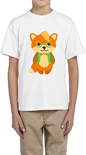 Glasess Fox Custom Teen Short Sleeve T-shirt Graphic Tees For Boys Fashion Design T-Shirts