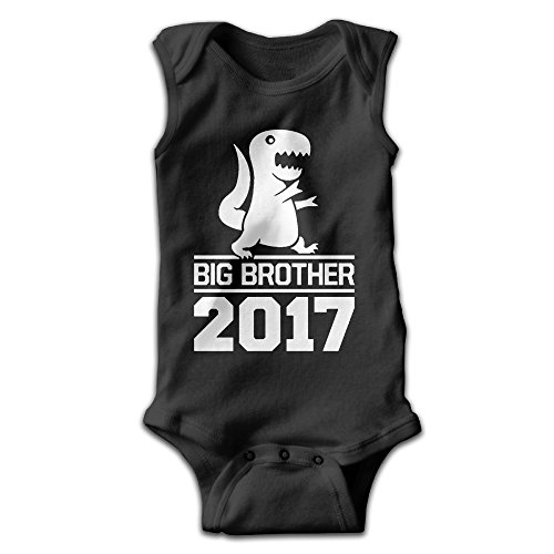 Big Brother 2017 Unisex Baby Sleeveless Romper Creeper Black