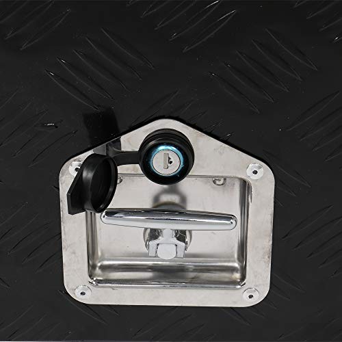 MOTORHOT 42" Aluminum Truck Bed Underbody Tool Box Pickup Trailer RV