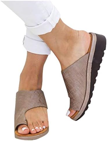 Platform Sandals for Women- 2019 New Comfort Flip Flops Wedge Shoes Flats Beach Casual Slippers