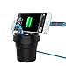 YHY Car Cup Charger, Dual USB Ports Car Charger 12V/24V with 2-Socket Cigarette Lighter Splitter Power Adapter Universal for Apple Android Windows Smartphones Tablets phone holder charger