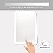 Rosefray Led Vanity Mirror, Makeup Mirror with Lights 36 LED, Dimmable Rechargeable Portable Touch Screen Cosmetic Mirror for Travel，Countertop Mirror with 180 Degrees Rotation Standing-White