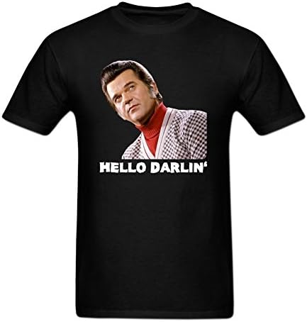 Eurpeck Conway Twitty Country Music Star Series Men's T-shrits XXXL Black