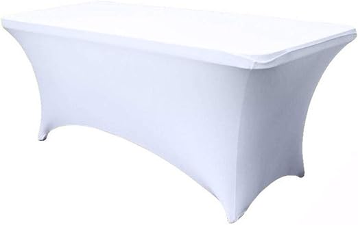 Amazon Com Lovwy Double Hemmed 4 Ft Rectangular Table Cover