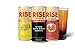 RISE Brewing Co. | Nitro Cold Brew Coffee (12 7 fl. oz. Cans [4 Original Black, 4 Blood Orange, 4 Lemonade]) - Gluten & Dairy Free | Organic, Non-GMO, Vegan Ingredients | Clean Energy & Low Acidity