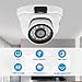 JideTech POE IP Camera Dome 2MP HD IP Dome with 24Leds, IP Security Camera Night Vision 65ft, Motion Detection, Weatherproof IP66 Indoor Outdoor ONVIF Supports, Home Surveillance Camera