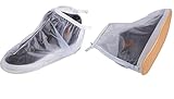 1 Pair of Men Anti-slip Reusable Rain Shoe Covers Waterproof Shoes Overshoes Boot Gear (XL)