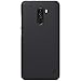 for Xiaomi Pocophone F1/Poco F1 Case,Nillkin [with Kickstand] Slim Thin Shield Anti Fingerprints Hard Matte PC Case Back Cover for Xiaomi Pocophone F1/Poco F1 Mobile Phone case (Black)