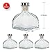 Feel Fragrance Glass Diffuser Bottles with Cork Lid Cover, Set of 4-3.5 High,150ml 5.1 oz. Fragrance Accessories Use for DIY Reed Diffuser Sets (Not Included Diffuser Sticks)
