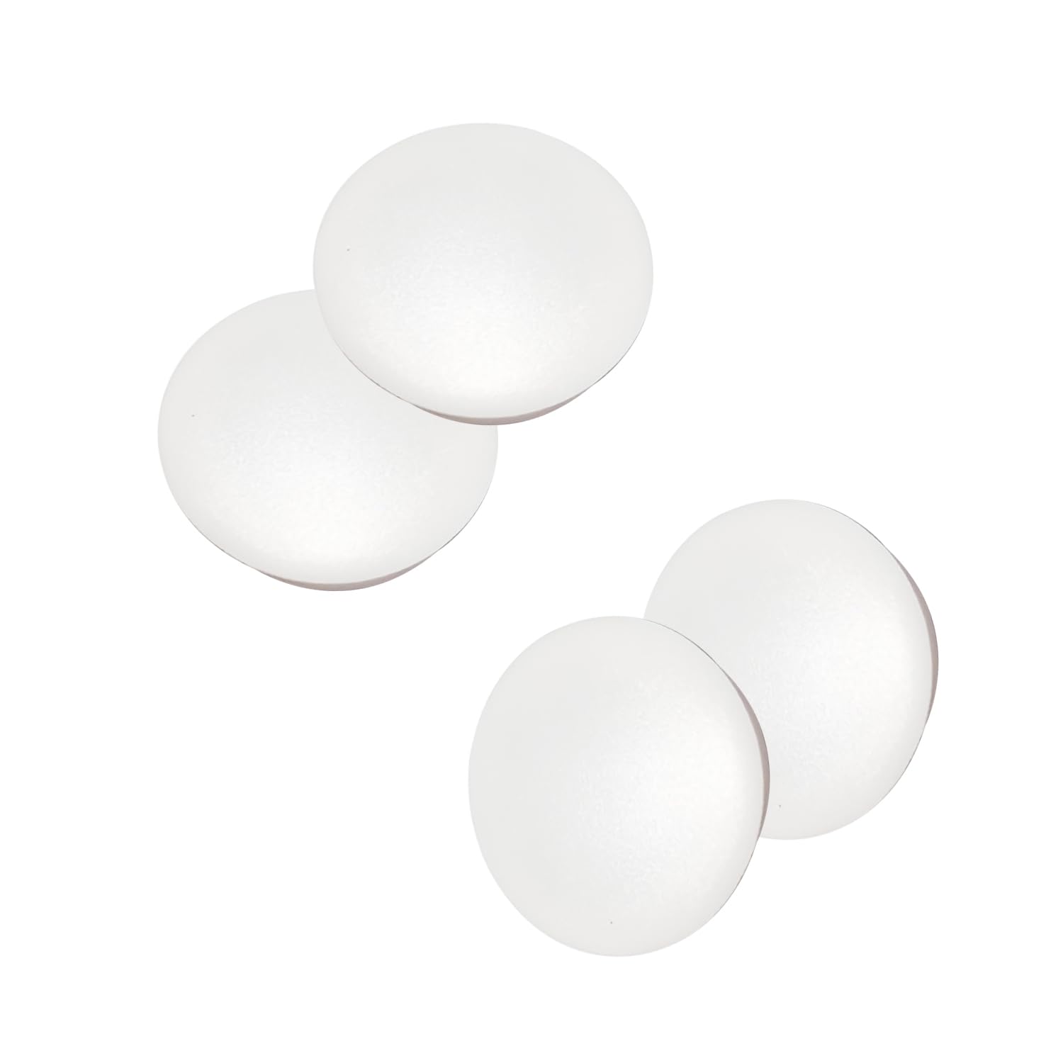 Qrity 15 Pieces White Plastic Hole Cover Caps, Drill Hole Cover Caps, Flush Type Panel Hole Plugs, For Hiding 25MM Holes