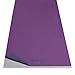 Gaiam No-Slip Yoga Mat Towel, Grape/Navy Large