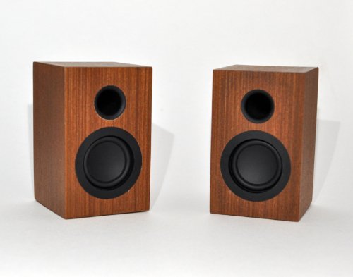 natural wood speakers