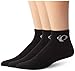 Pearl Izumi Men's Attack Low Socks (3 Pack), Black, Medium