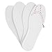 Wowlife 5/10/20 Pairs Disposable Breathable Thin Insoles Barefoot Insoles for US Size 6-9 (5 Pairs)
