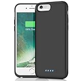 Trswyop Battery Case for iPhone 6 Plus/6s Plus, 8500mAh Portable Charger Case Rechargeable External Charging Case Protective Battery Power Bank for Apple iPhone 6s Plus/6 Plus (5.5 Inch) (Black)
