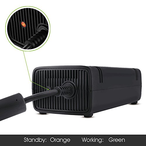 Xbox 360 E Power Supply, YCCTEAM Power Supply Cord AC Adapter